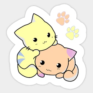 Cat Friends Sticker